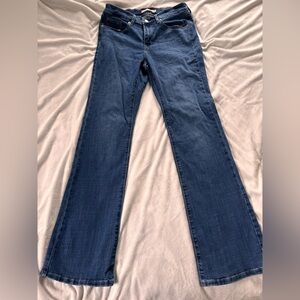 Levi Strauss curvy bootcut jeans